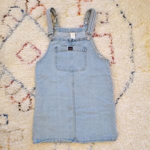 Vintage denim overall dress